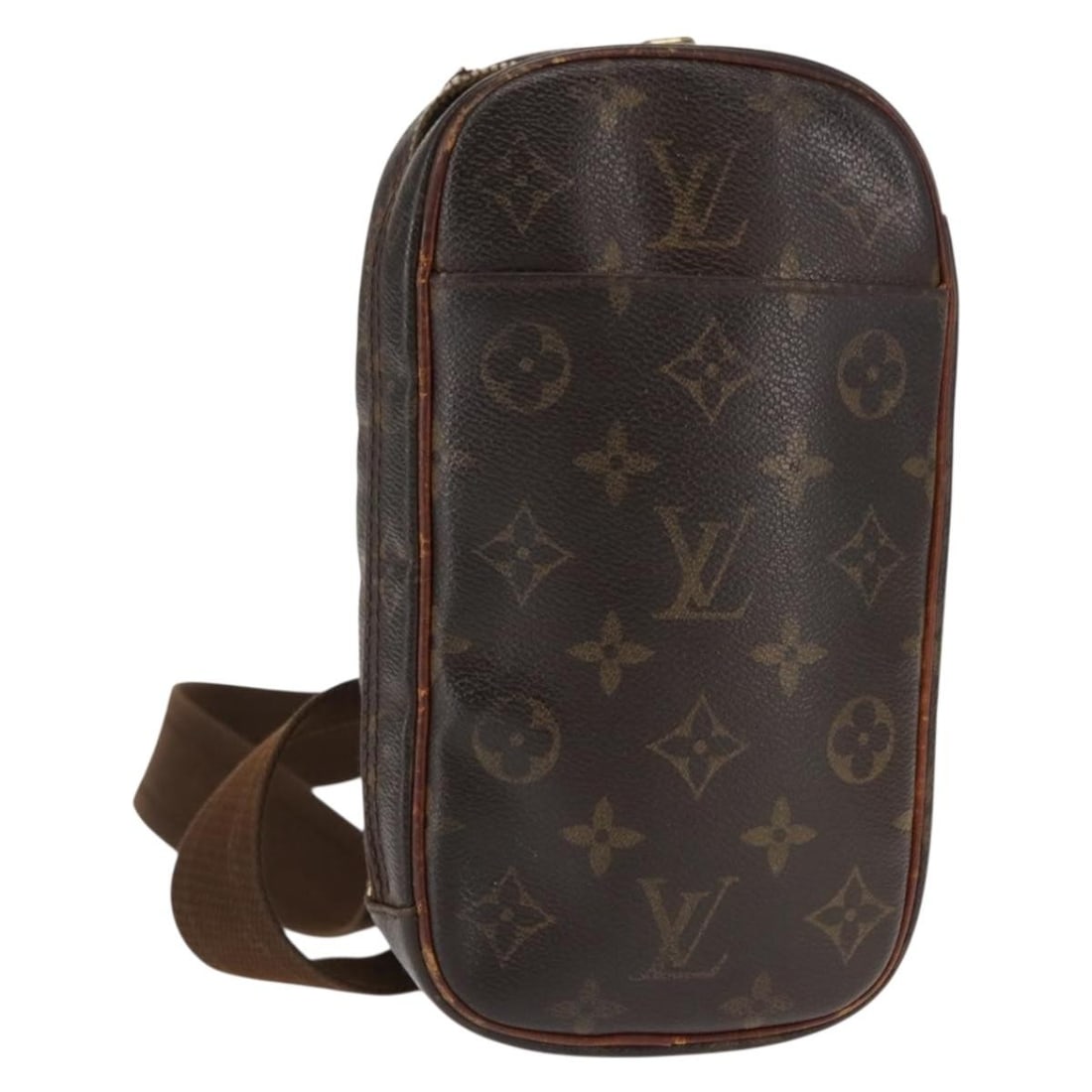 LOUIS VUITTON Monogram Pochette Gange Shoulder Bag M51870 Auth Spain (1 of 18)