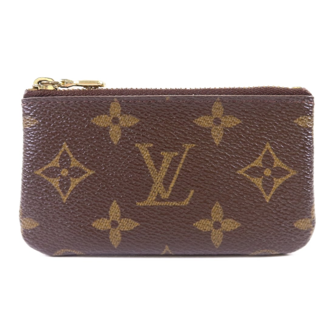 Louis Vuitton Monogram Brown Key Holder Pouch M62650 with Gold Hardware (1 of 15)