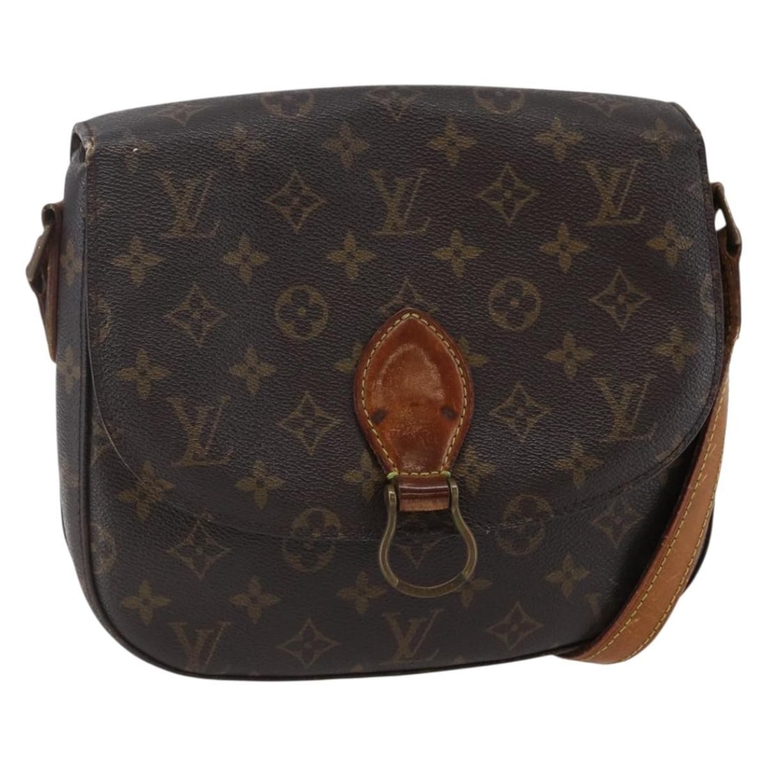 LOUIS VUITTON Monogram Saint Cloud GM Shoulder Bag M51242 Authenticated (1 of 18)