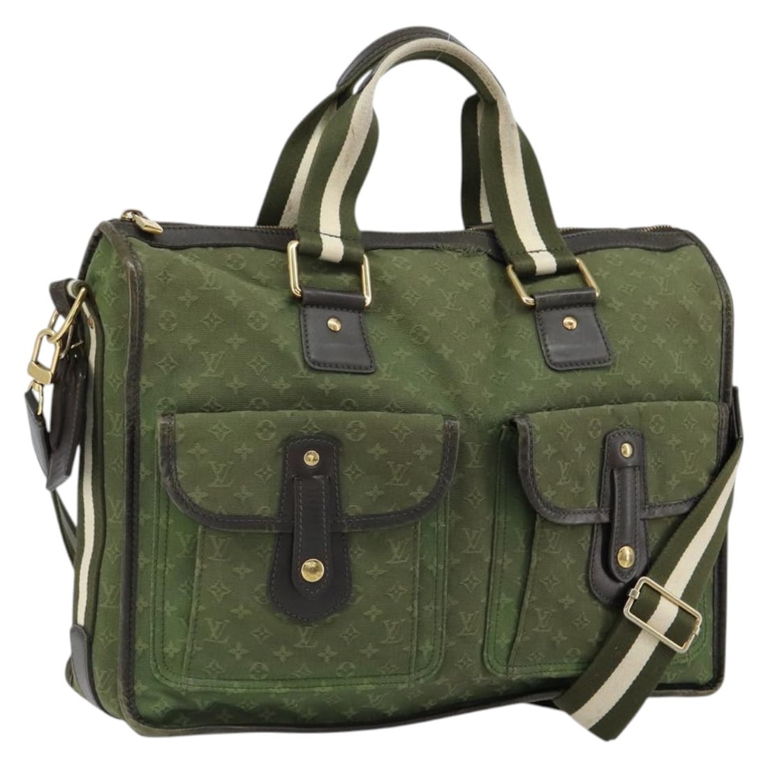 Louis Vuitton Mini Sac Marie Kate 48H Monogram Canvas Handbag Khaki M42342 (1 of 18)