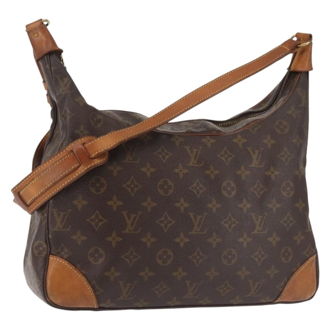 LOUIS VUITTON Monogram Boulogne 35 Shoulder Bag M51260 France (1 of 18)