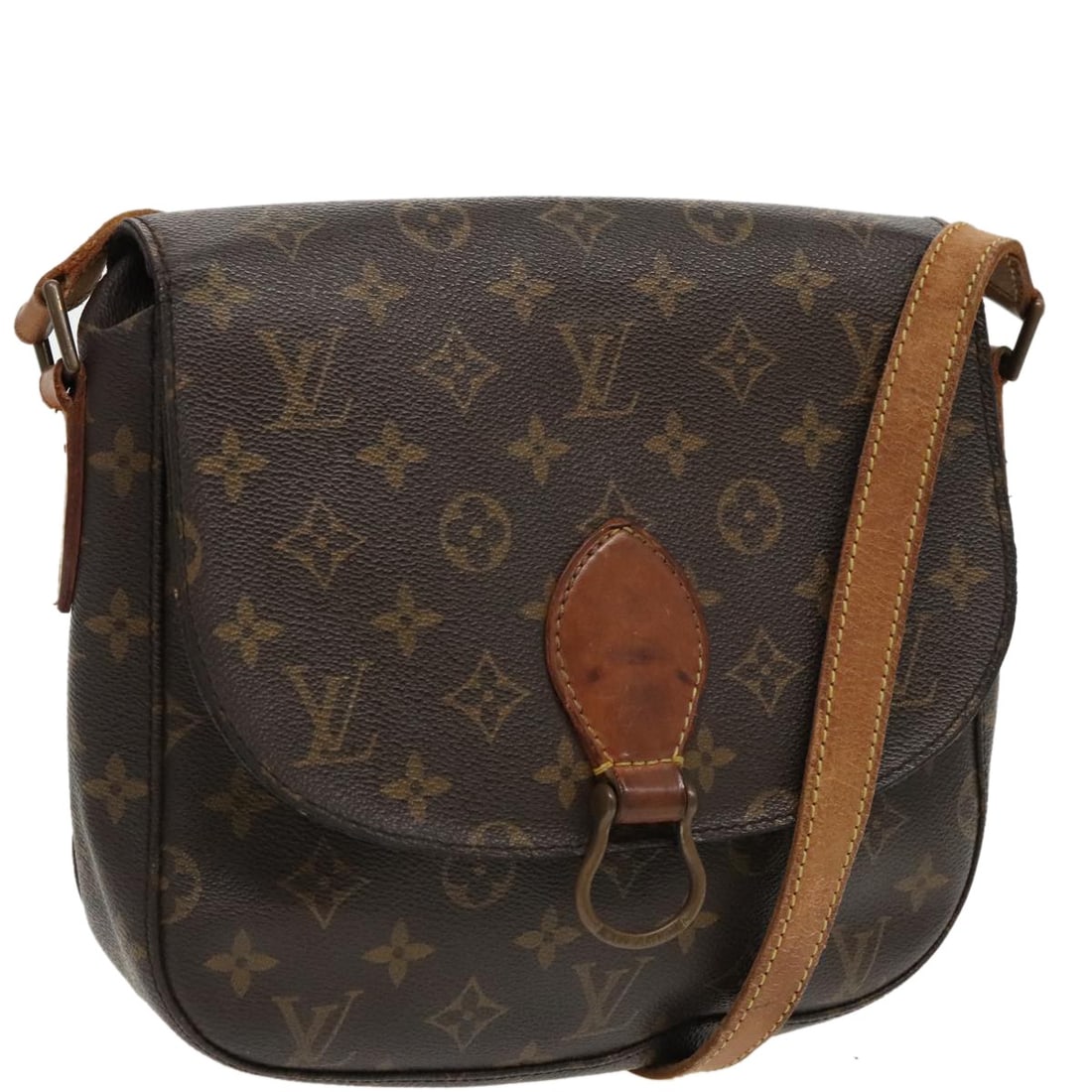 Saint Cloud GM Shoulder Bag in Monogram Canvas by Louis Vuitton M51242: Saint Cloud GM Shoulder Bag in Monogram Canvas by Louis Vuitton M51242 This Louis Vuitton Monogram Saint Cloud GM is a women's shoulder bag crafted from signature monogram canvas. The bag features an