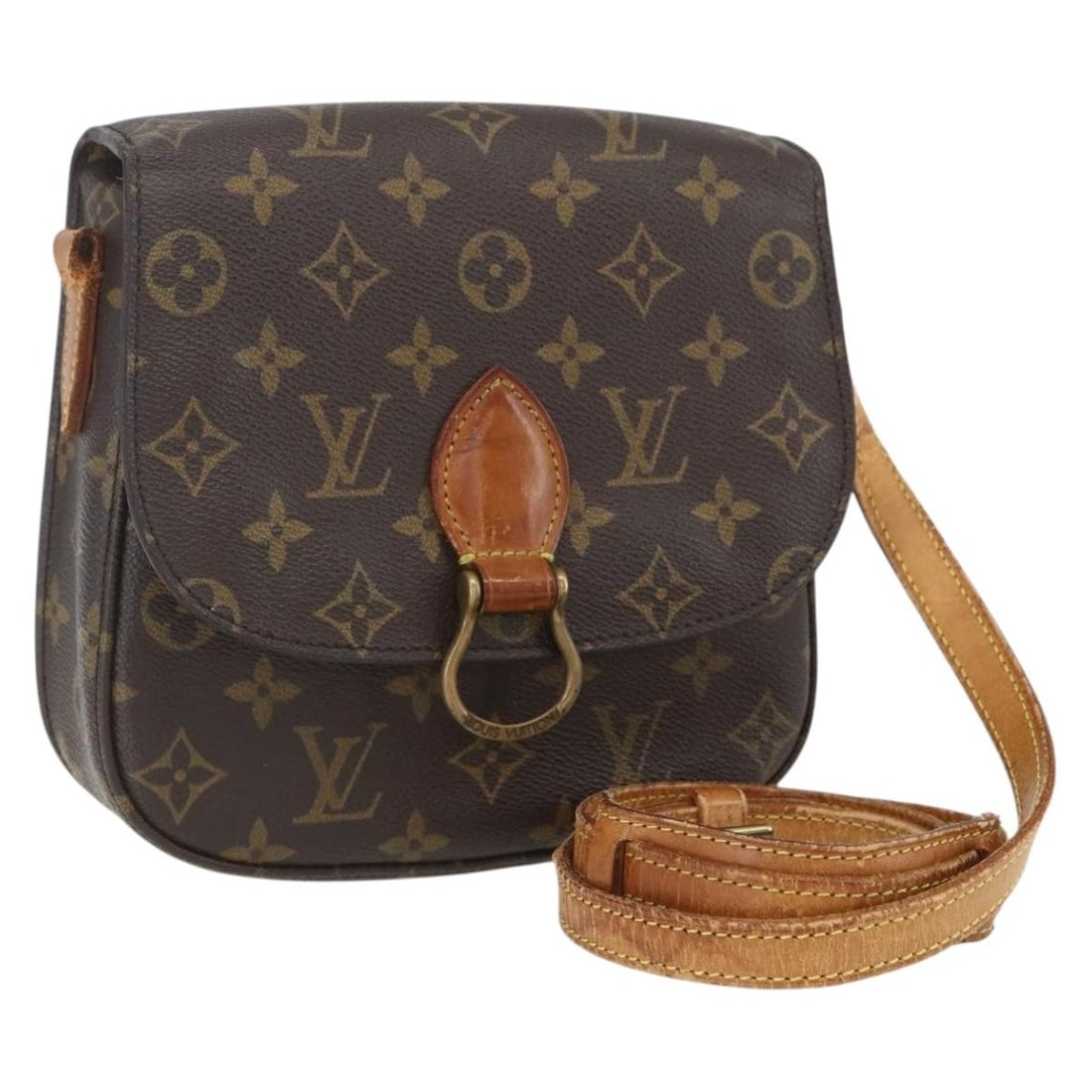 Louis Vuitton Saint Cloud MM Monogram Canvas Shoulder Bag M51243 France (1 of 18)
