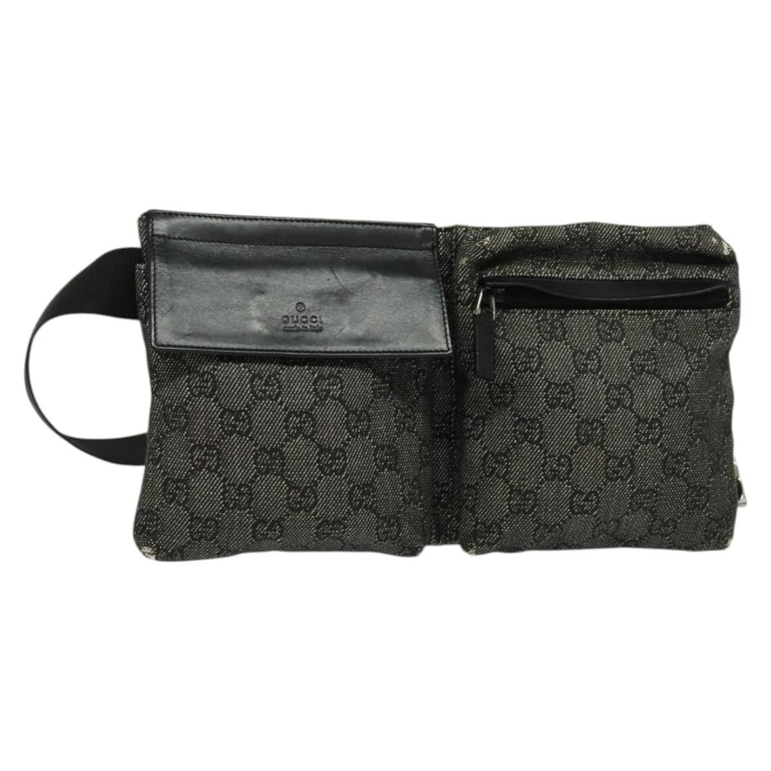 GUCCI GG Canvas Waist Bag Gray Silver 28566 Authentic Italy: GUCCI GG Canvas Waist Bag Gray Silver 28566 Authentic Italy Introducing the GUCCI GG Canvas Waist Bag in a sophisticated gray and silver color scheme. Crafted in Italy, this stylish waist bag features