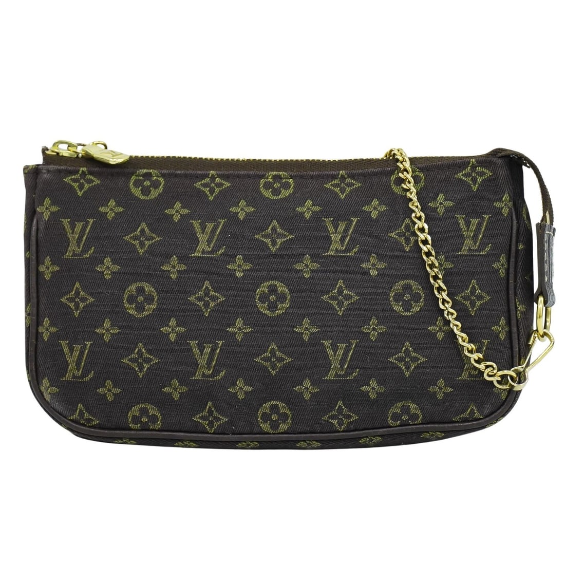 Louis Vuitton Mini Pochette Accessoire Brown Canvas Purse (1 of 15)