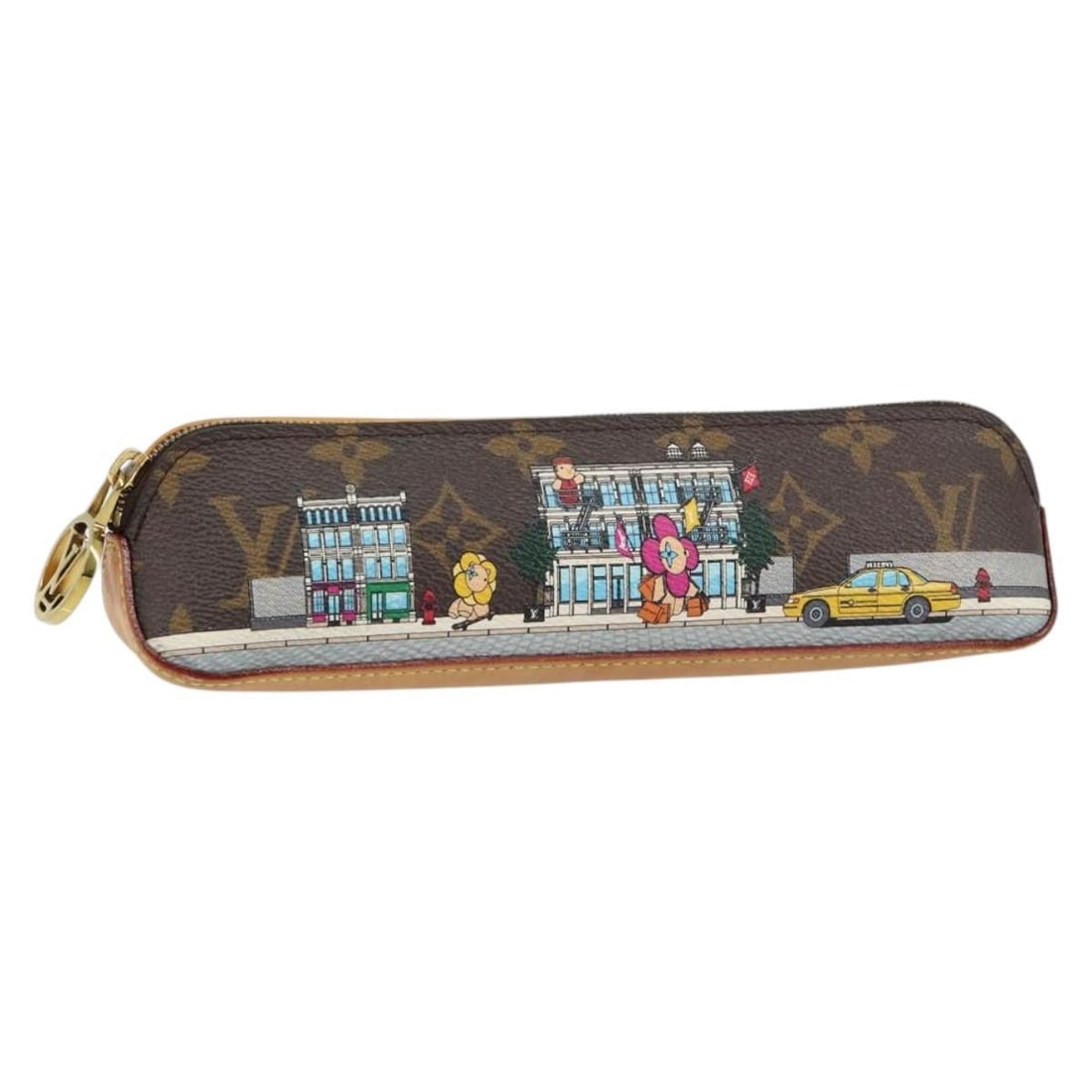 LOUIS VUITTON Monogram Vivienne Pen Case GI0828 Spain Authentic (1 of 17)