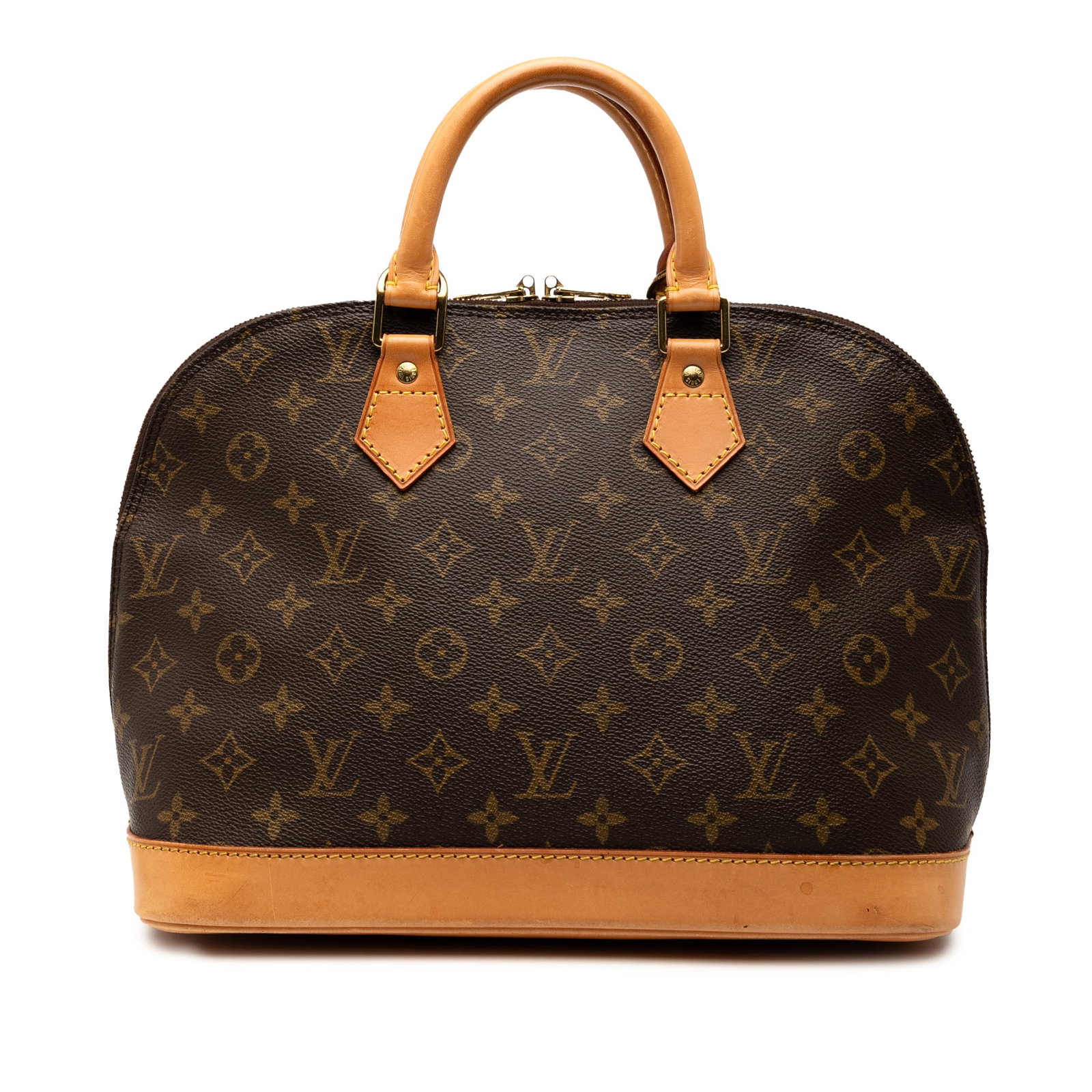 Louis Vuitton Monogram Alma PM Bag with Vachetta Leather Trim (1 of 10)