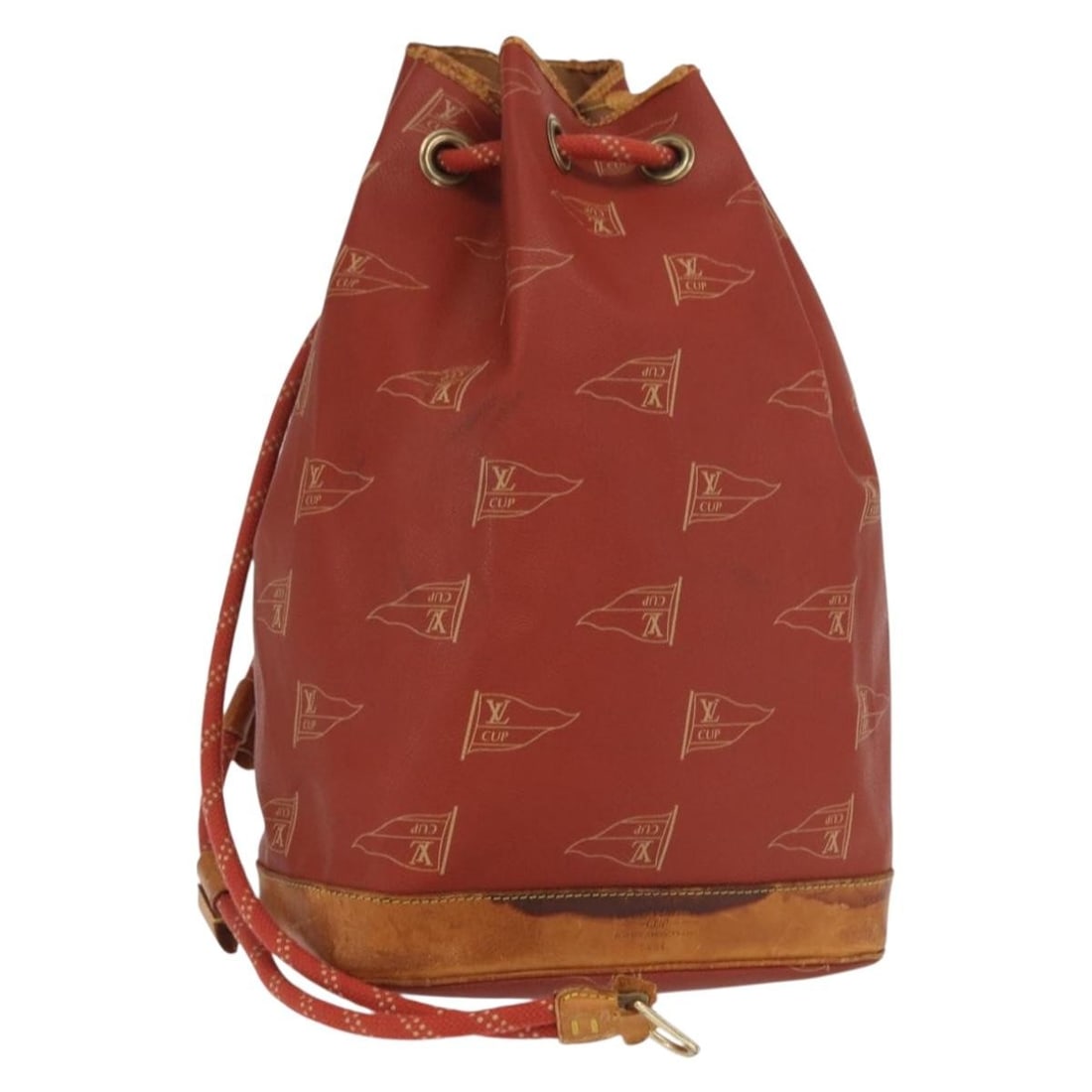 Louis Vuitton Saint Tropez Cup Red Canvas Shoulder Bag M80026 (1 of 18)
