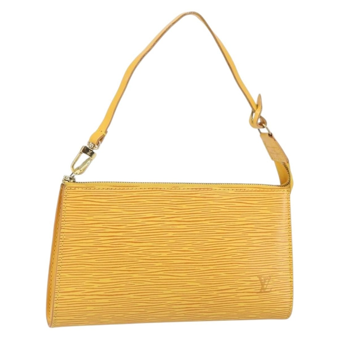 Yellow Epi Leather Pochette Accessoires Pouch by Louis Vuitton M52949 (1 of 18)