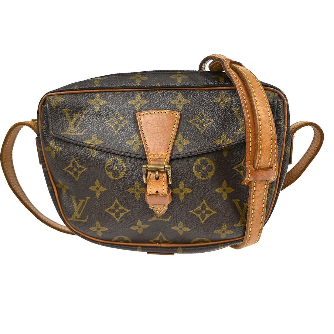 Louis Vuitton Monogram Jeune Fille PM Small Brown Canvas Crossbody Shoulder Bag: Louis Vuitton Monogram Jeune Fille PM Small Brown Canvas Crossbody Shoulder Bag This Louis Vuitton Jeune Fille PM shoulder bag features the classic monogram canvas exterior and a zip closure. Designed