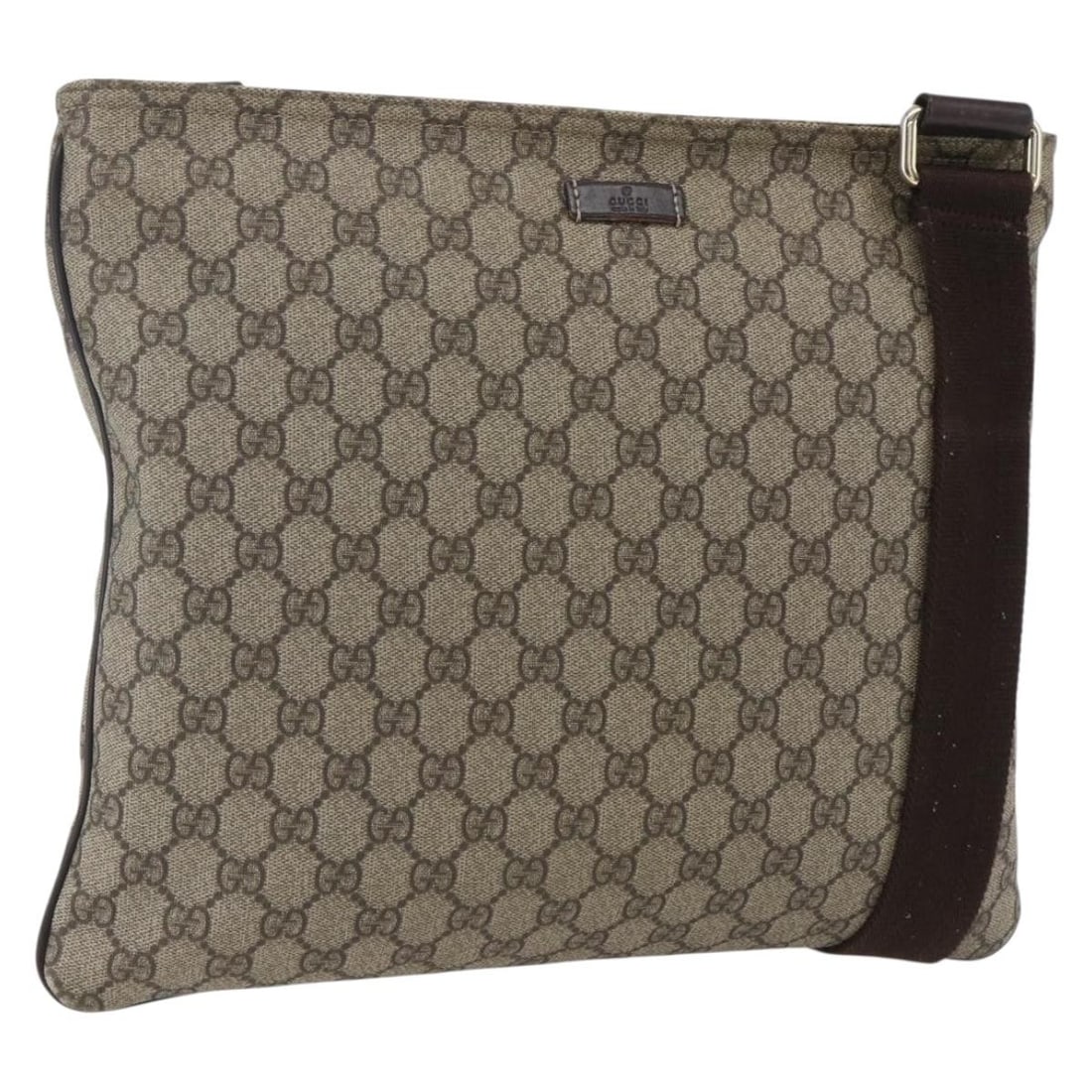 Beige Gold GG Canvas Gucci 201446 Supreme Shoulder Bag from Italy (1 of 18)