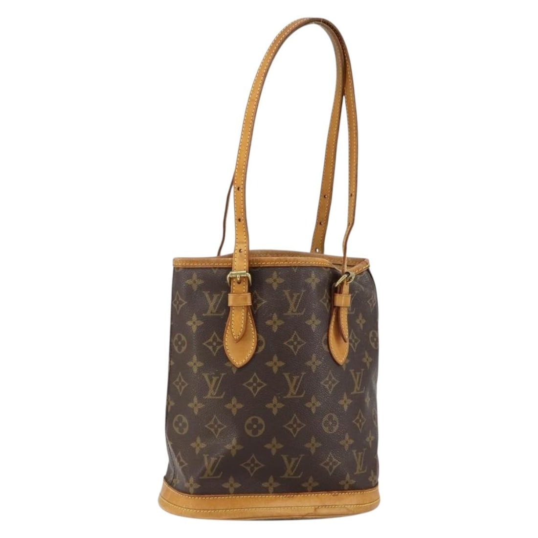 LOUIS VUITTON Monogram Bucket PM Shoulder Bag M42238 Auth France: LOUIS VUITTON Monogram Bucket PM Shoulder Bag M42238 Auth France This authentic LOUIS VUITTON Monogram Bucket PM Shoulder Bag (M42238) is a stylish and practical accessory crafted in France. Made from