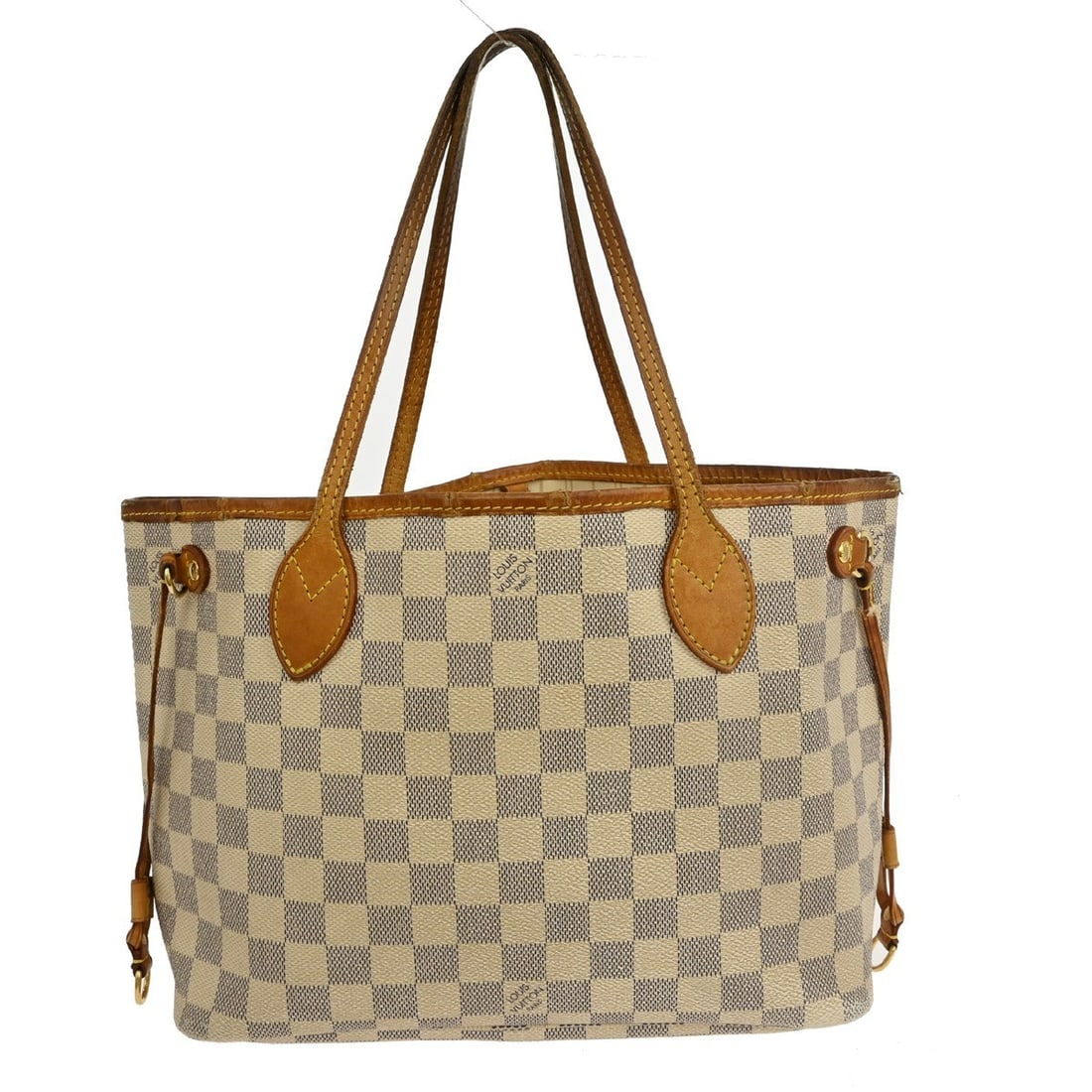 Louis Vuitton Damier Azur Neverfull PM Tote Bag N51110 Medium (1 of 14)