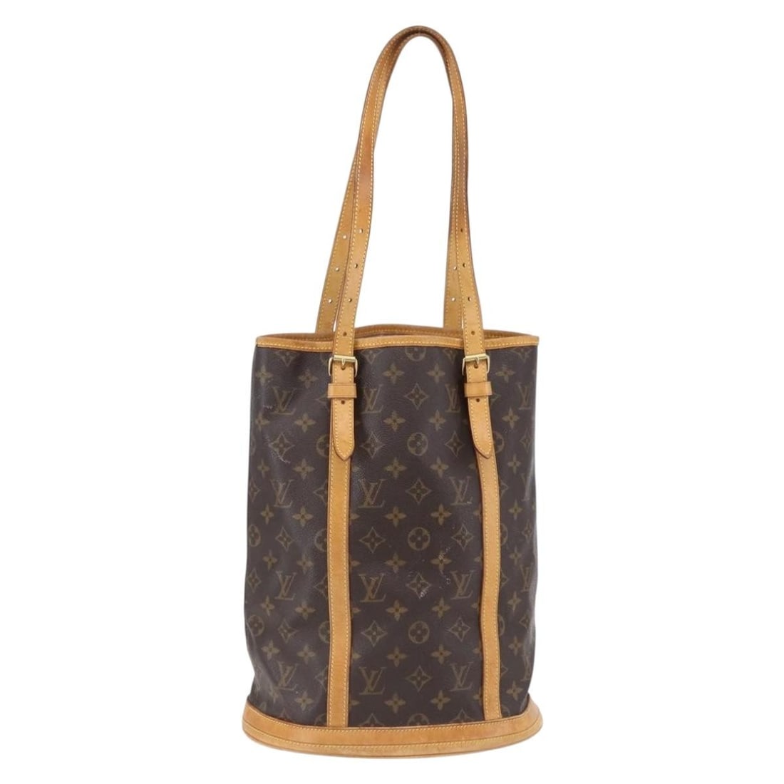 LOUIS VUITTON Monogram Bucket GM Shoulder Bag M42236 Authentic France (1 of 18)
