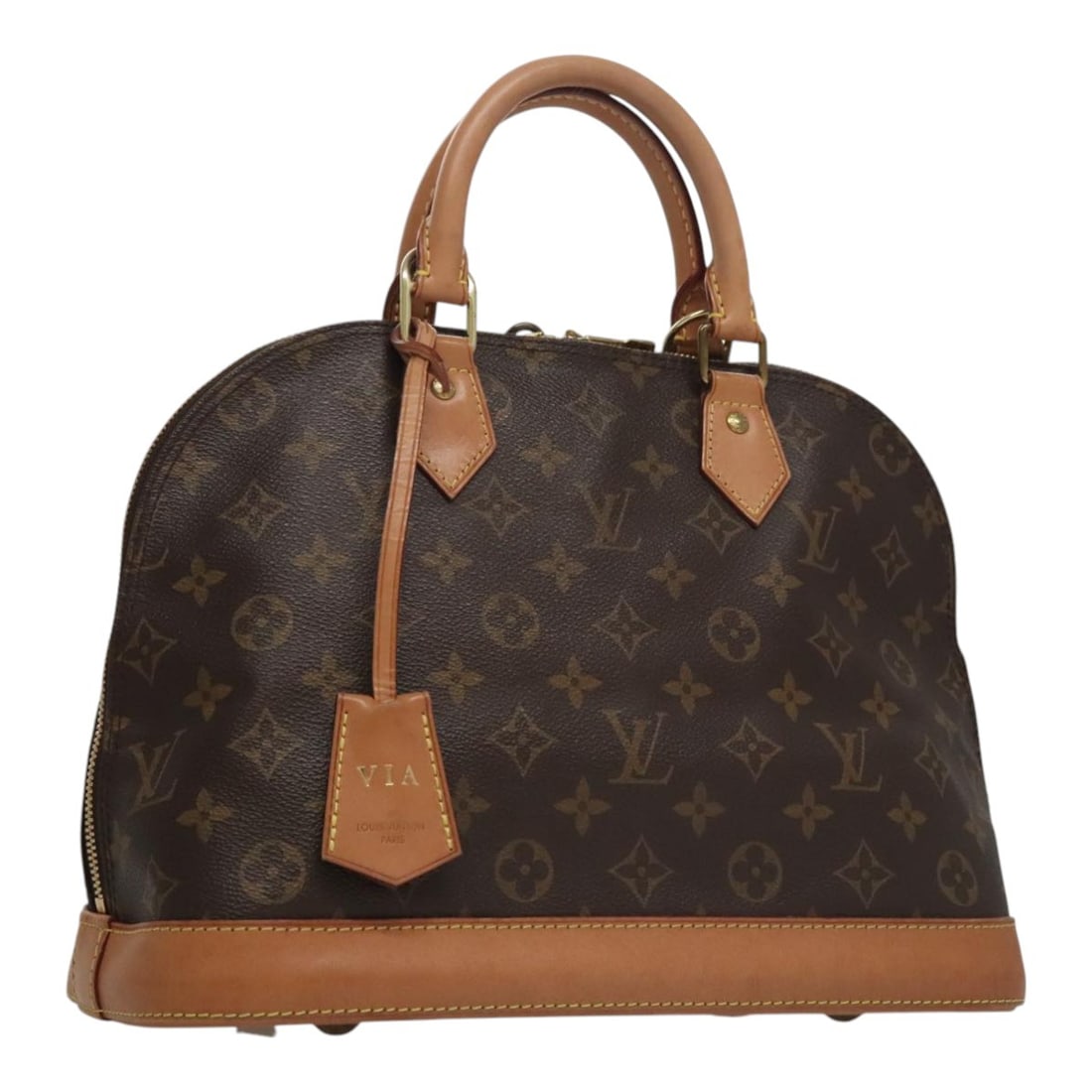 Louis Vuitton Alma PM Monogram Canvas Handbag M53151 with Padlock and Keys (1 of 18)