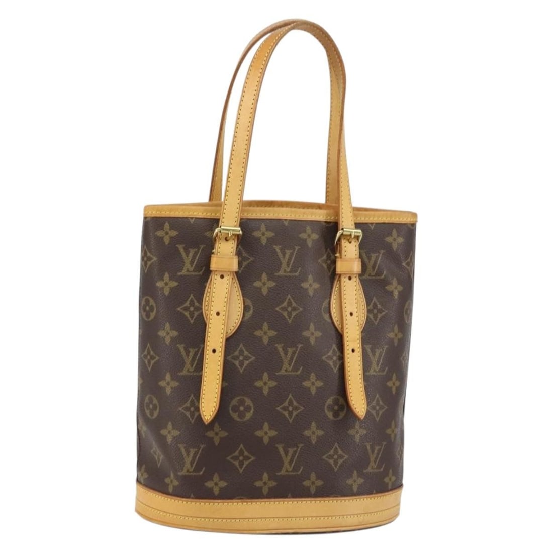 Louis Vuitton Monogram Canvas Bucket PM Shoulder Bag M42238 France (1 of 18)
