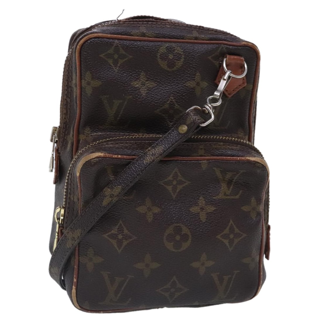 Vintage Louis Vuitton Mini Amazon Monogram Canvas Shoulder Bag M45238: Vintage Louis Vuitton Mini Amazon Monogram Canvas Shoulder Bag M45238 This is a vintage Louis Vuitton Monogram Mini Amazon Shoulder Bag, model M45238. Crafted from signature monogram canvas, this wome