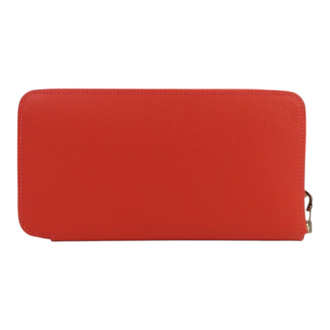 Hermes Rose Jaipur Epsom Leather Silk In Long Wallet with Palladium Hardware (1 of 16)