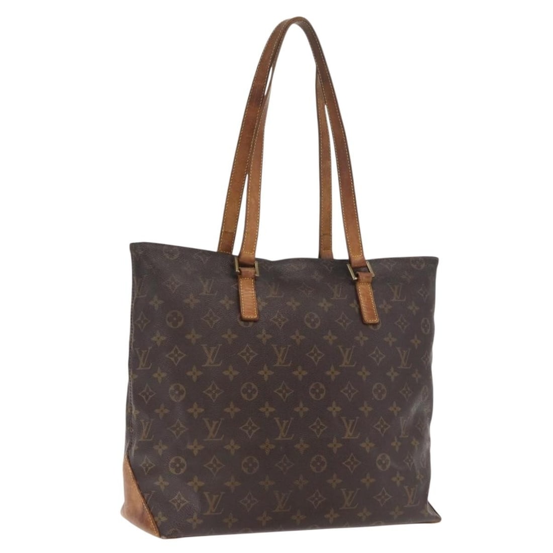 Monogram Canvas Cabas Mezzo Tote by Louis Vuitton M51151 France (1 of 18)