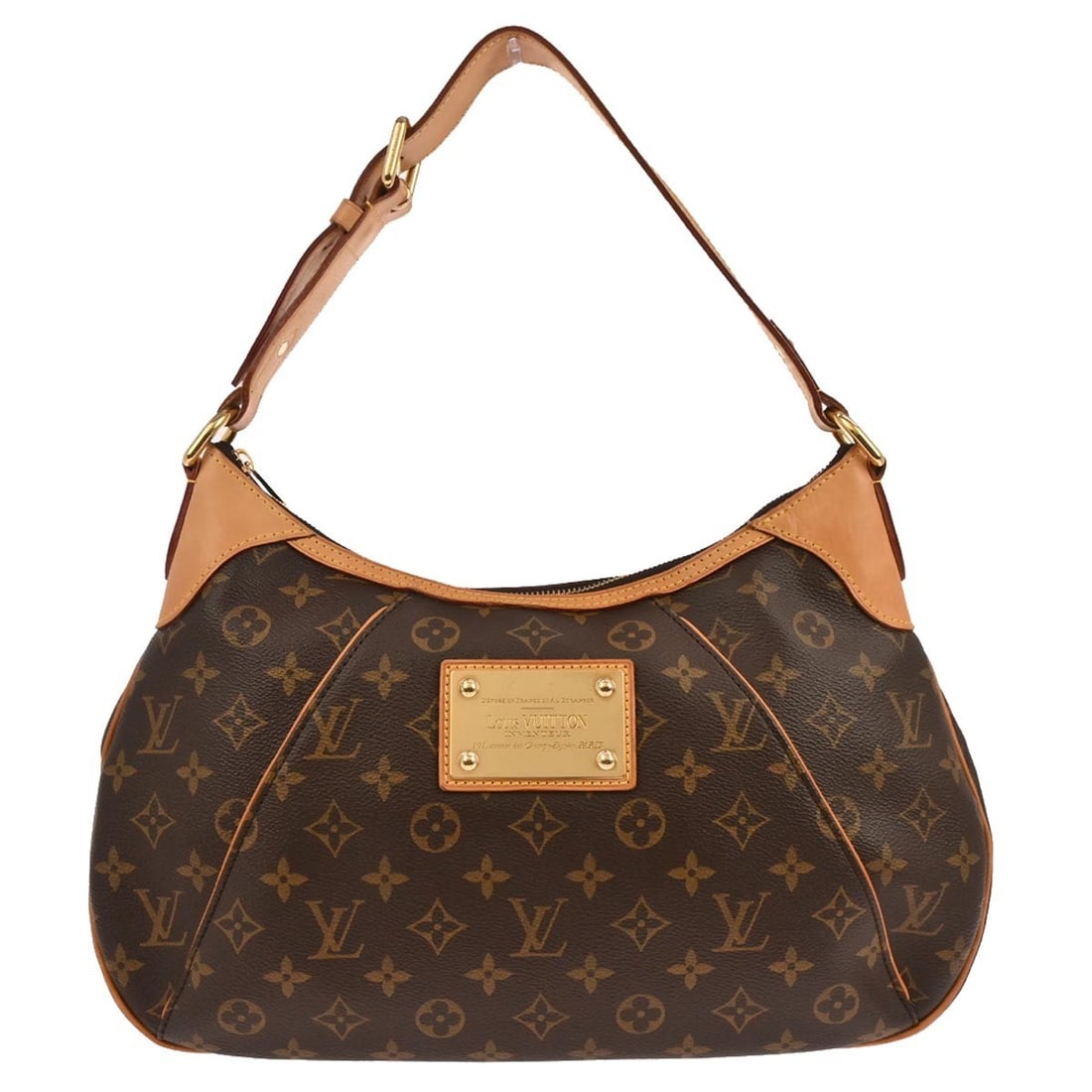 Louis Vuitton Thames GM Monogram Canvas Large Brown Hobo Shoulder Bag (1 of 11)
