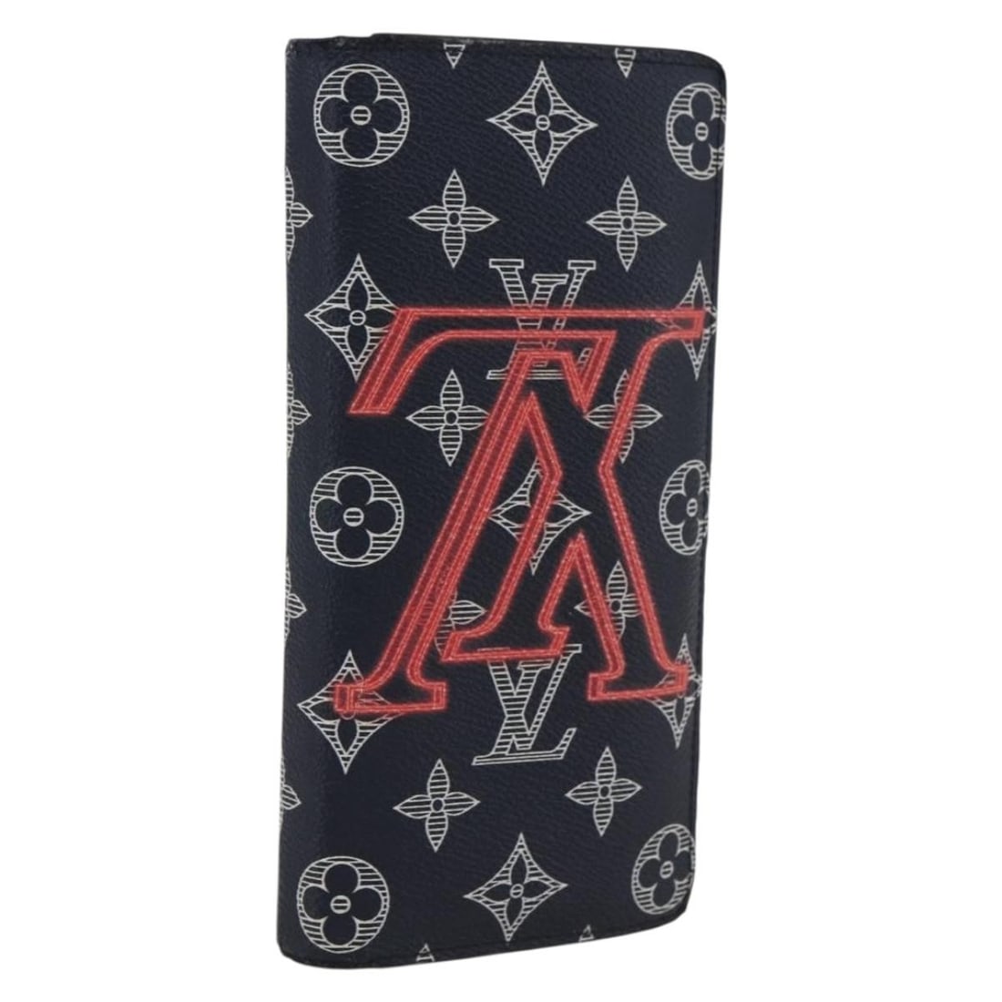 Navy Monogram Canvas Long Wallet Louis Vuitton M62893 (1 of 18)