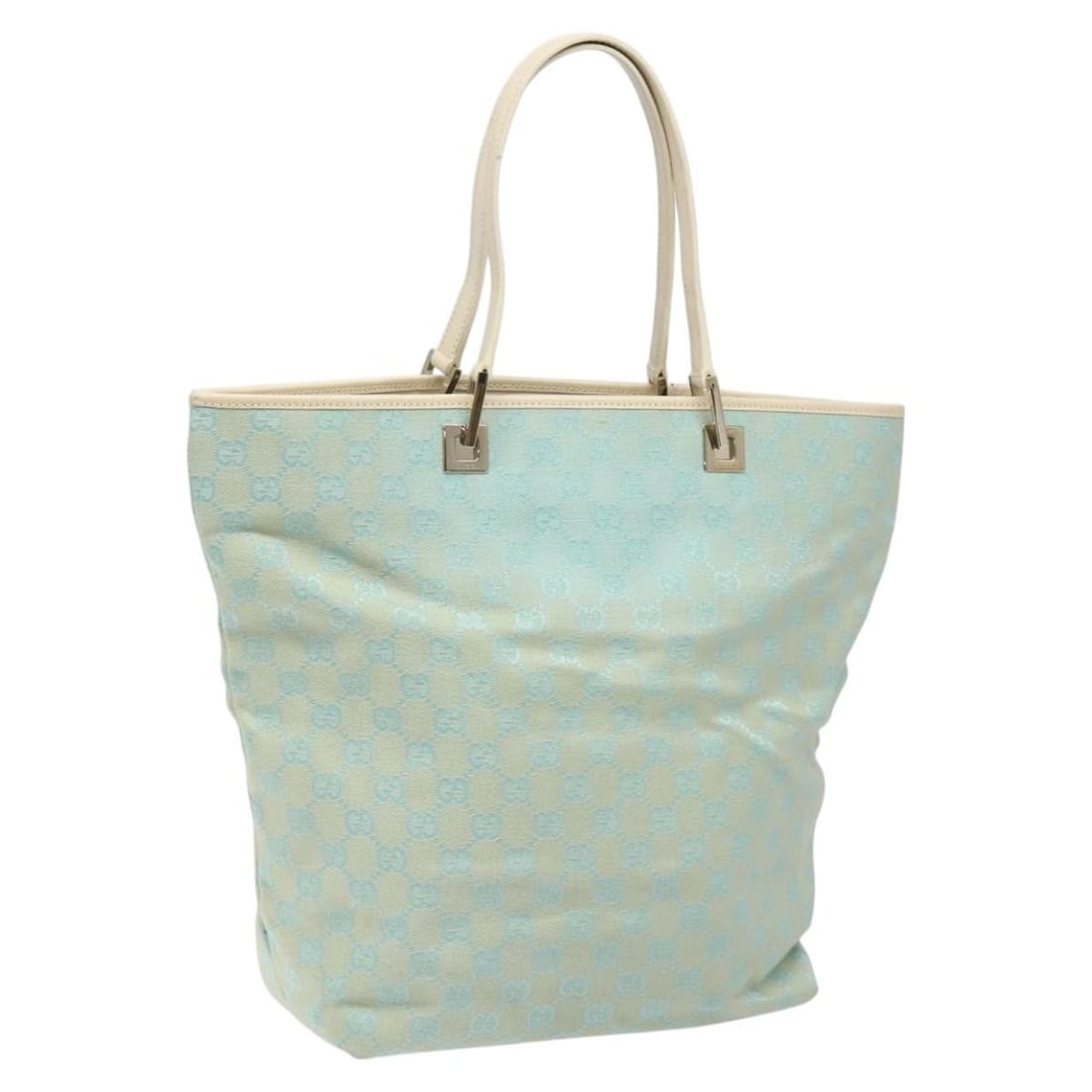 Gucci Peppermint Canvas GG Tote Bag 001 1098 Italy (1 of 18)