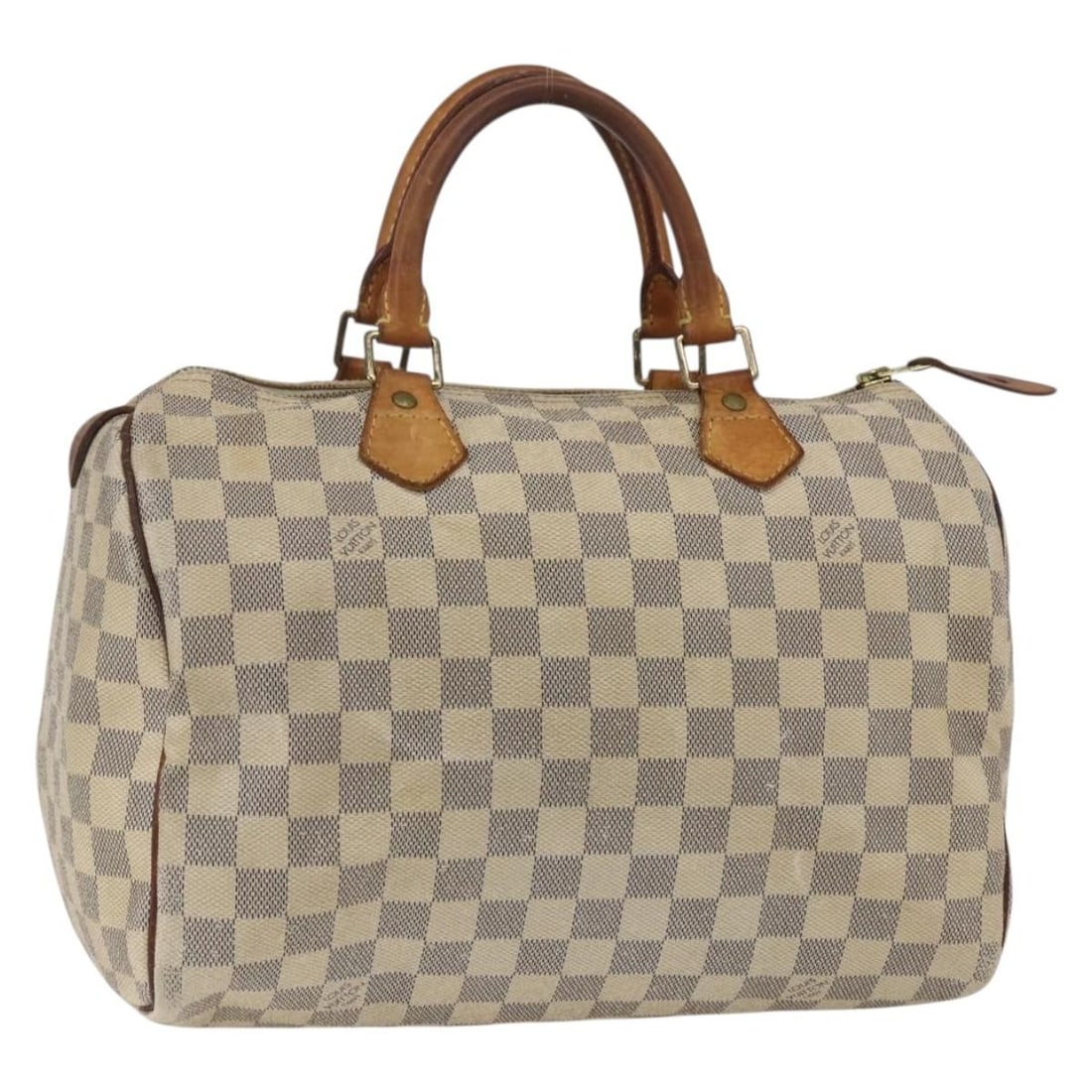 Louis Vuitton Speedy 30 Damier Azur Canvas Handbag N41533 France (1 of 18)