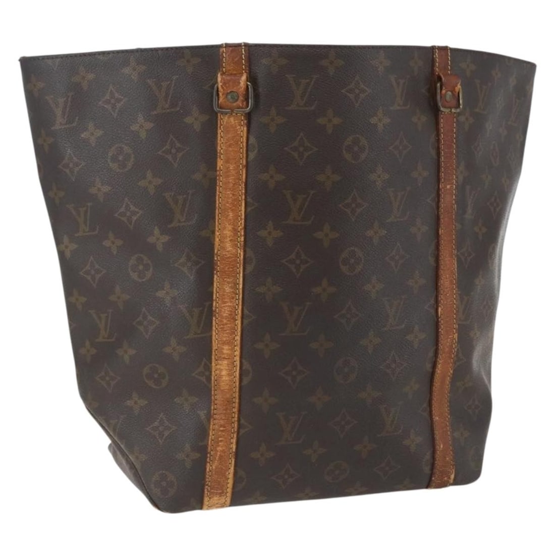 LOUIS VUITTON Monogram Sac Shopping Tote Bag M51108 Authentic France (1 of 18)