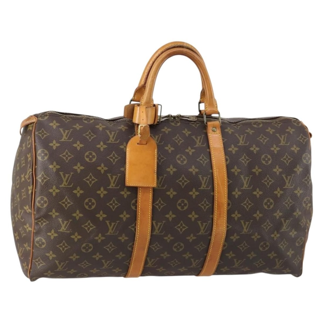 LOUIS VUITTON Monogram Keepall 50 Boston Bag M41426 Auth France (1 of 18)