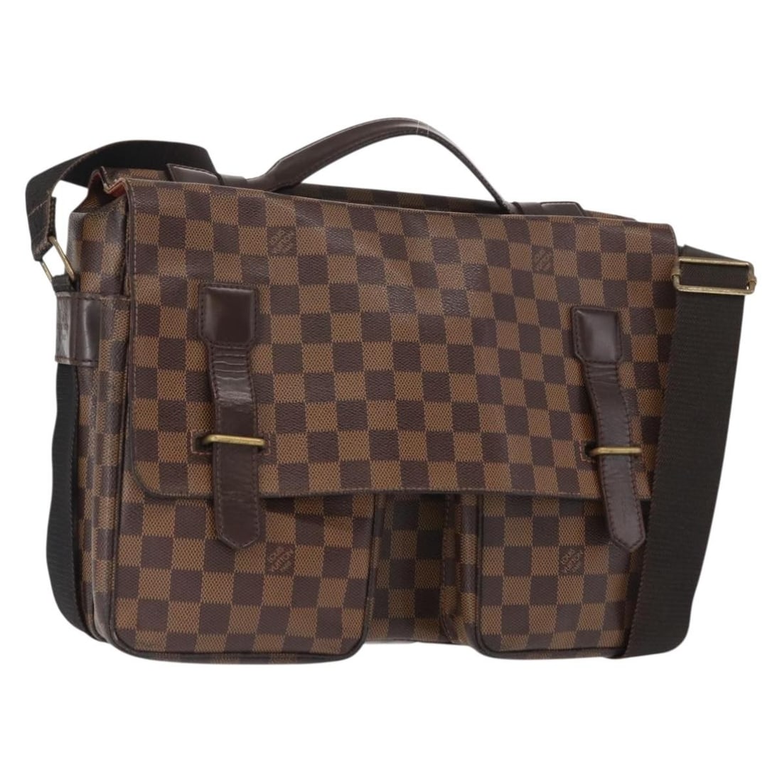 Louis Vuitton Broadway Damier Ebene Canvas Women's Shoulder Bag N42270 (1 of 18)