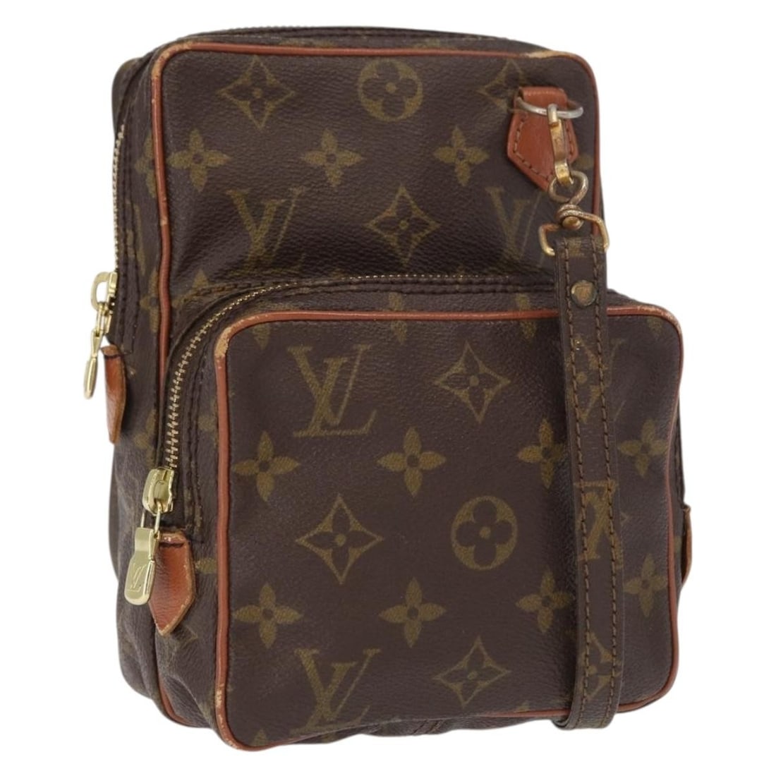 Louis Vuitton Mini Amazon Monogram Canvas Shoulder Bag M45238 for Women: Louis Vuitton Mini Amazon Monogram Canvas Shoulder Bag M45238 for Women This Louis Vuitton Monogram Mini Amazon Shoulder Bag features the classic Monogram Canvas exterior with a compact and versatile