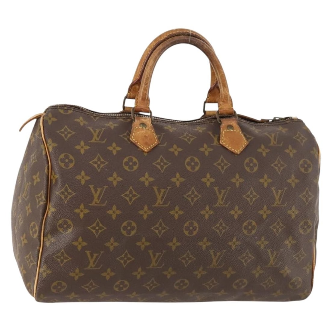 Louis Vuitton Speedy 35 Monogram Canvas Women's Hand Bag M41524 France (1 of 18)