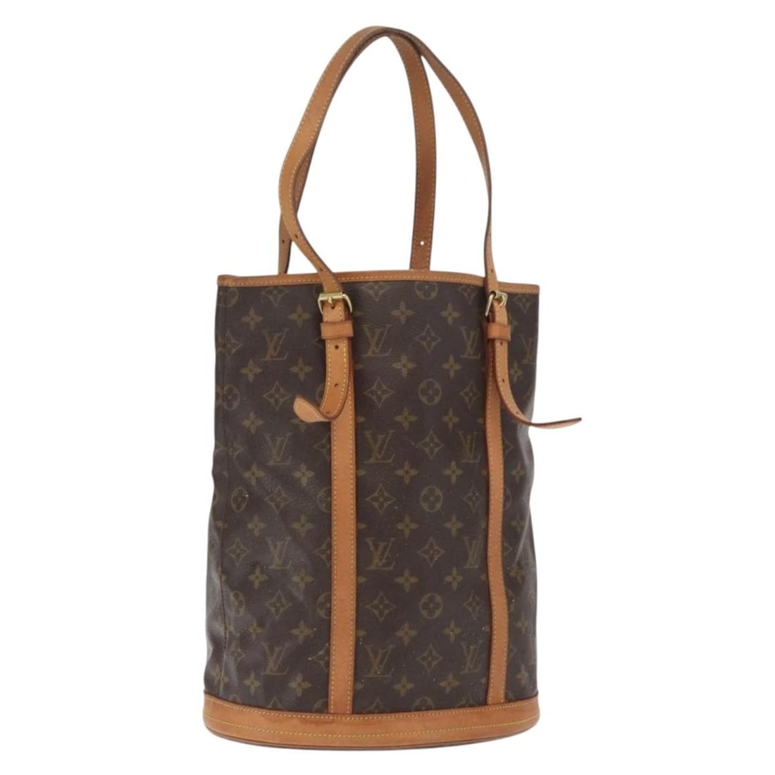Louis Vuitton Monogram Canvas Bucket GM Shoulder Bag M42236 USA (1 of 18)