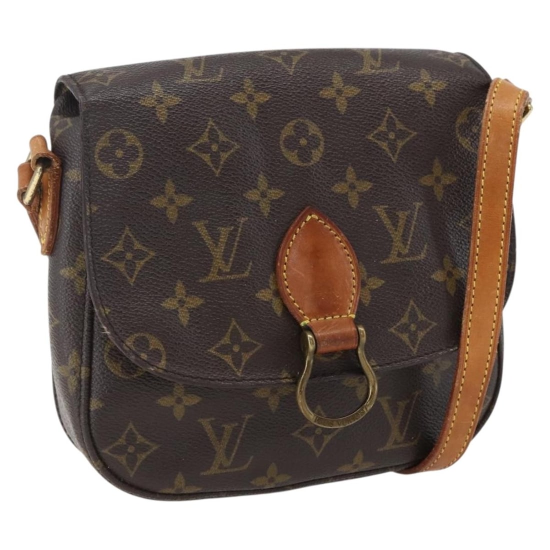 Louis Vuitton Saint Cloud MM Monogram Canvas Shoulder Bag M51243 France (1 of 18)