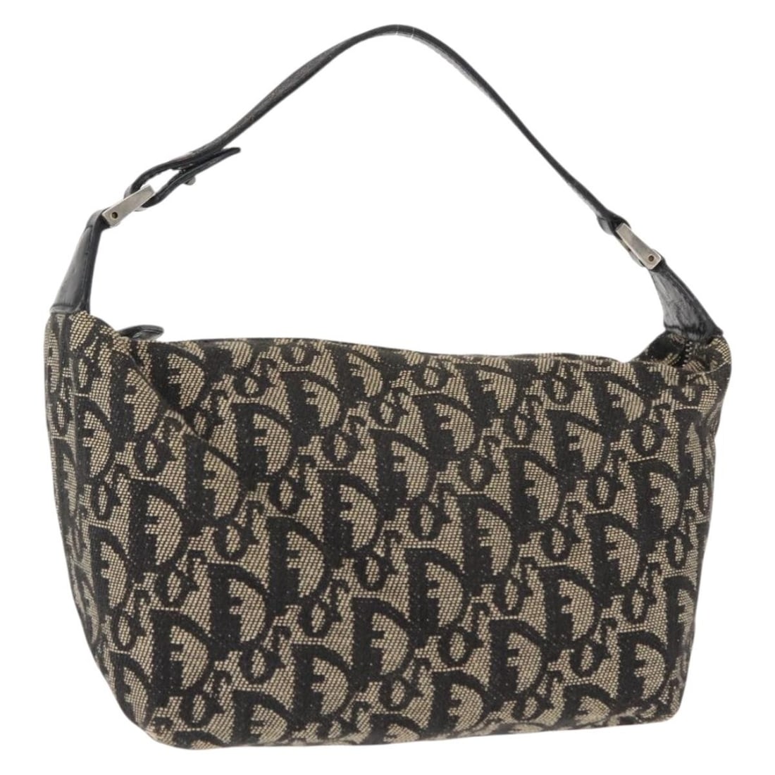 Christian Dior Navy Trotter Canvas Hand Bag Auth AR13752 (1 of 18)