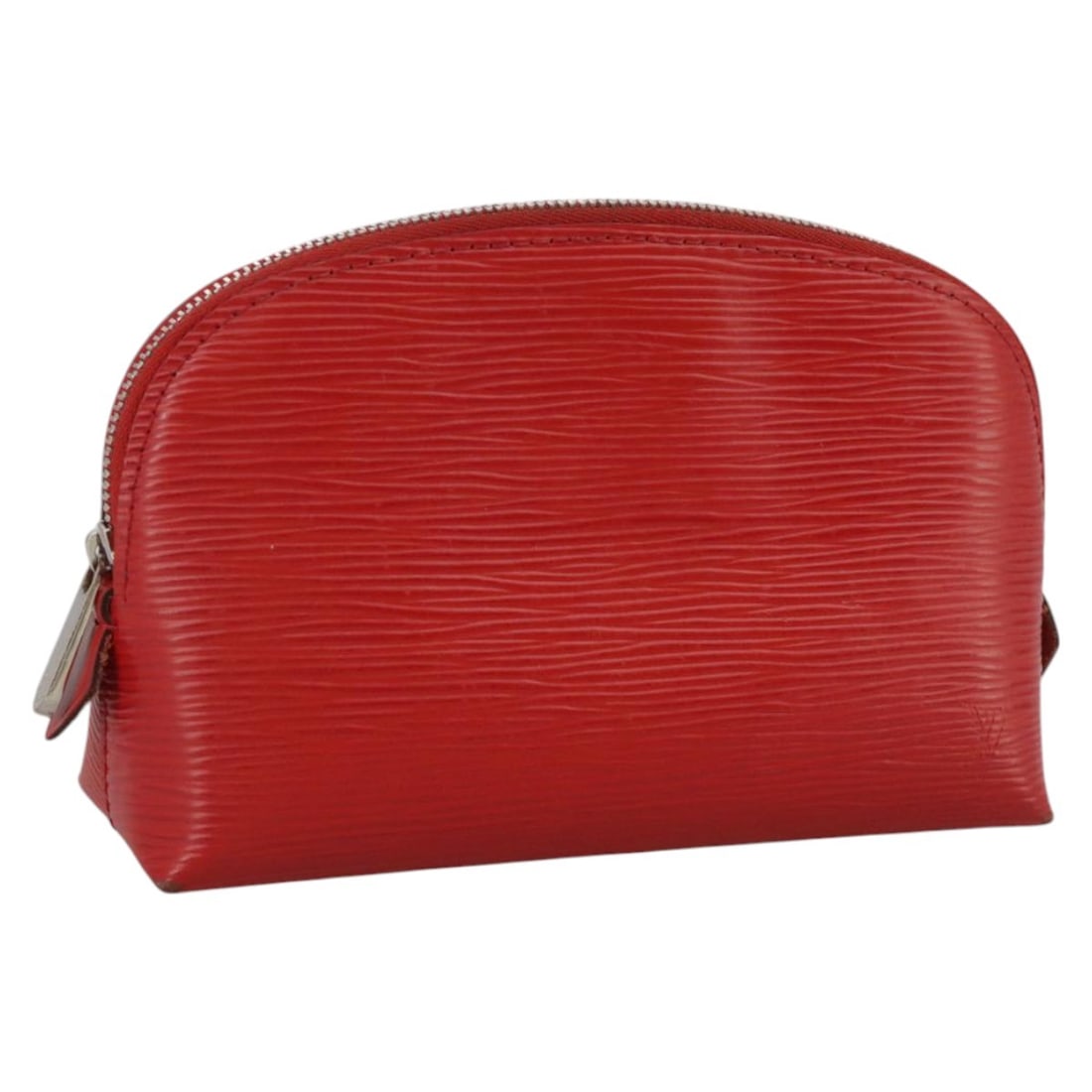 Louis Vuitton Red Epi Leather Pochette Cosmetic PM M41114 Pouch: Louis Vuitton Red Epi Leather Pochette Cosmetic PM M41114 Pouch This Louis Vuitton Epi Pochette Cosmetic PM pouch features iconic red Epi leather with a textured finish. Designed for women, it offers 