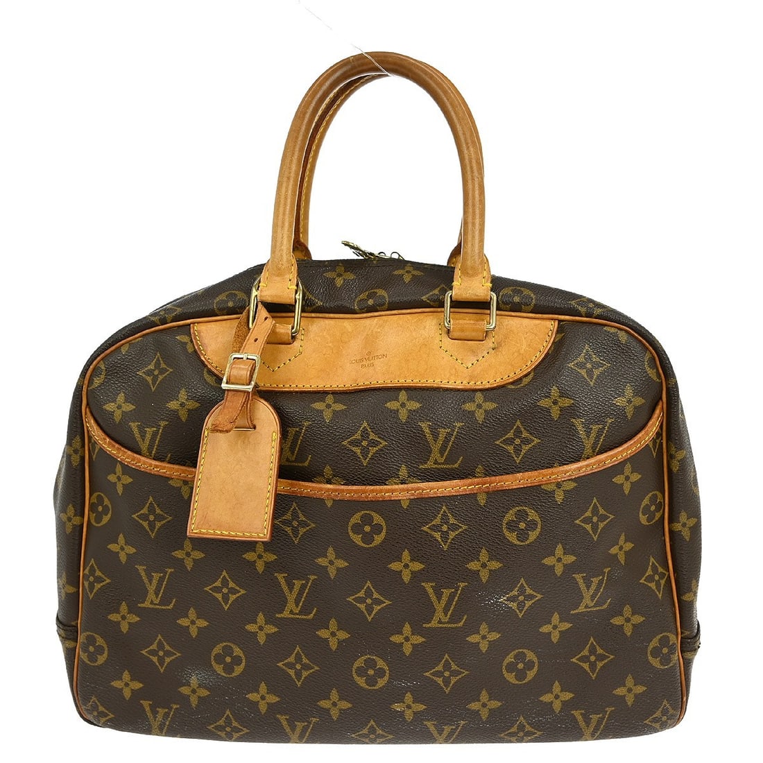 Louis Vuitton Deauville Monogram Canvas Vanity Bowling Bag M47270 Vintage (1 of 10)