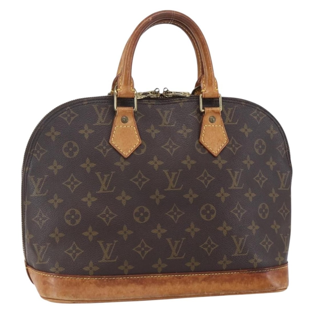 LOUIS VUITTON Monogram Alma Hand Bag M51130 Auth France (1 of 18)