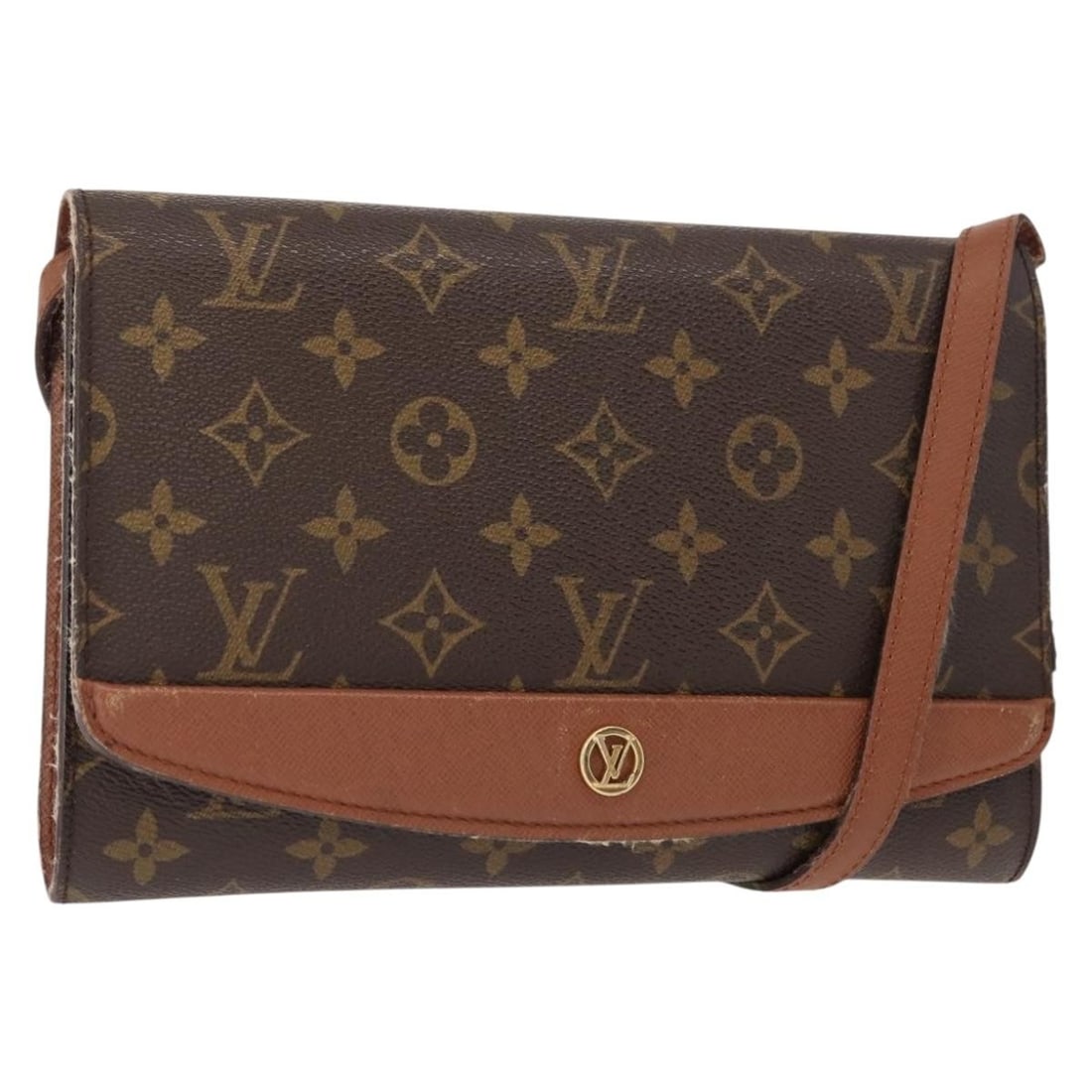 LOUIS VUITTON Monogram Bordeaux 24 Shoulder Bag M51798 Auth France (1 of 18)