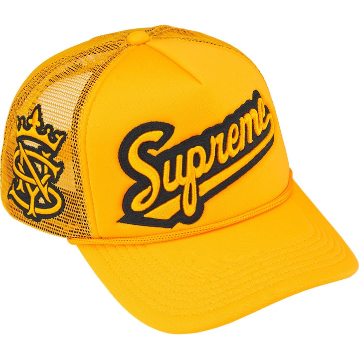 Gold Mesh Back Cap with University Embroidery by Supreme (1 of 1)