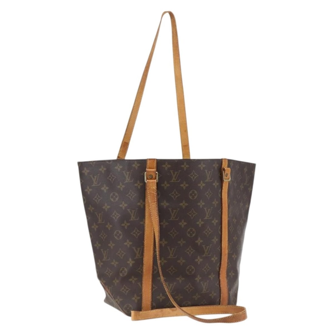 Louis Vuitton M51108 Monogram Canvas Sac Shopping Tote Bag France (1 of 18)