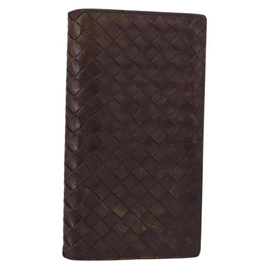 Bottega Veneta Intrecciato Brown Leather Day Planner Cover Authentic (1 of 18)