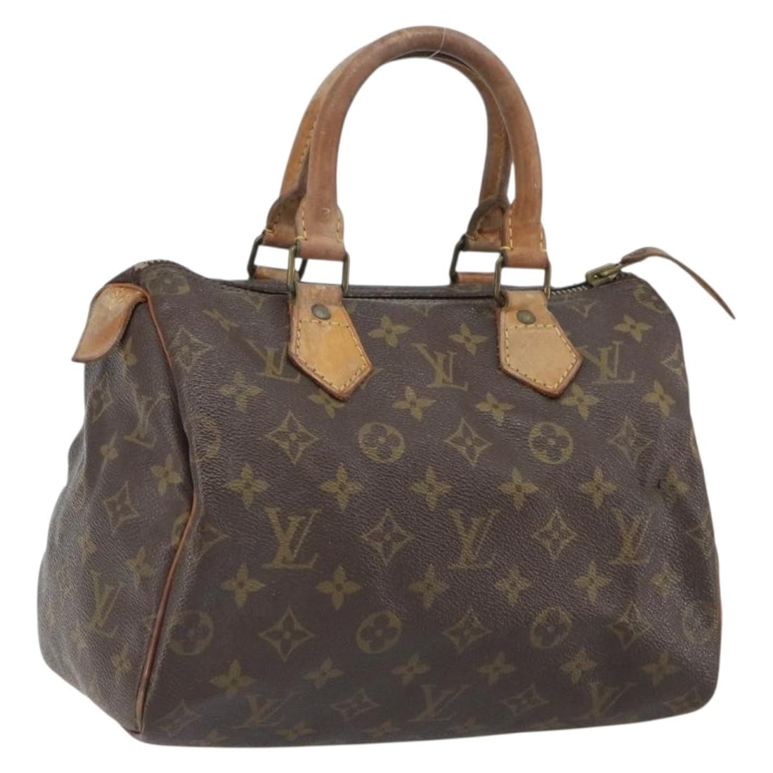 Louis Vuitton Speedy 25 Monogram Canvas Women's Handbag M41528 France (1 of 18)