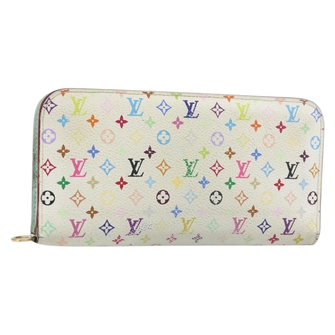 LOUIS VUITTON Multicolor M93750 Portefeuille Insolite Wallet White (1 of 18)