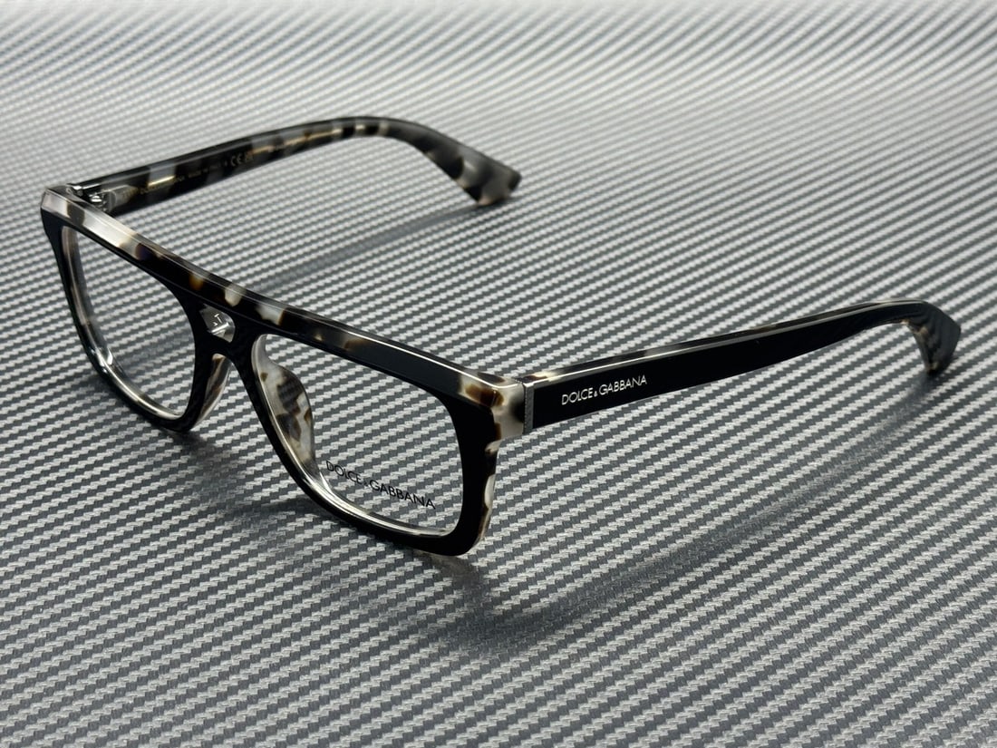 Men's Dolce Gabbana DG3431 3403 Eyeglass Frames Black Grey Havana 56mm: Men's Dolce Gabbana DG3431 3403 Eyeglass Frames Black Grey Havana 56mm These Dolce & Gabbana DG3431 3403 men's eyeglasses feature a stylish black on grey Havana frame. The eyeglasses come with demo le
