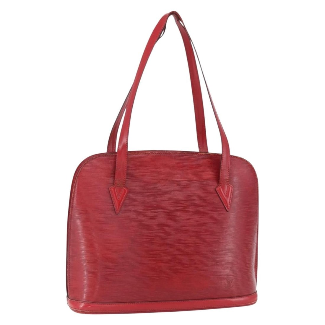 Louis Vuitton Epi Lussac Red Leather Shoulder Bag M52287 France (1 of 18)