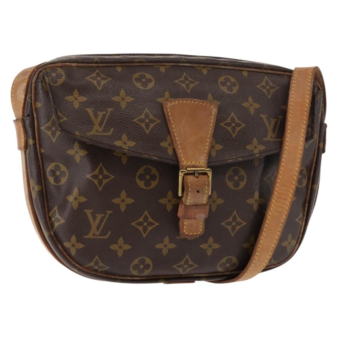Authentic LOUIS VUITTON Monogram Jeune Fille GM Shoulder Bag M51225 (1 of 18)