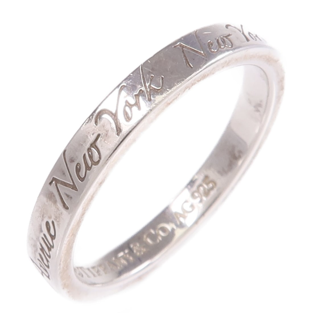 Tiffany and Co Sterling Silver Ring Size 6.5 for Women (1 of 10)