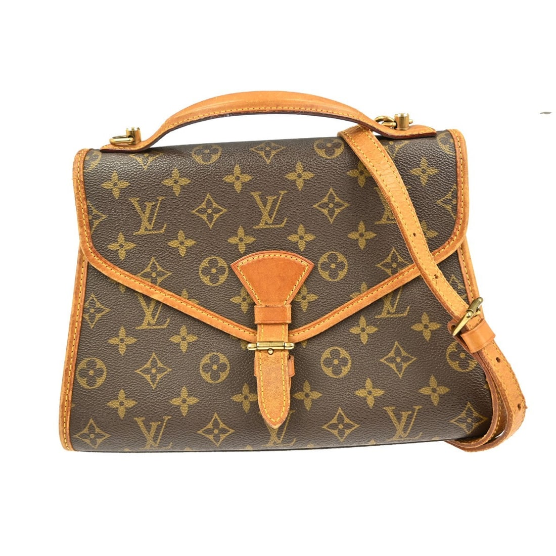 Louis Vuitton Monogram Bel Air 2way Handbag M51122 Brown Canvas (1 of 12)
