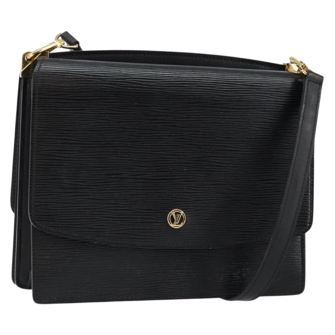 LOUIS VUITTON Epi Grenel Black Shoulder Bag M52362 Auth (1 of 18)